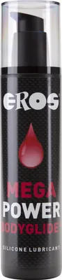 Produktbild von Eros Gleitgel Mega Power Bodyglide - 250ml - Silikonbasiert und mit hoher Viskosität - mit Kondomen kompatibel