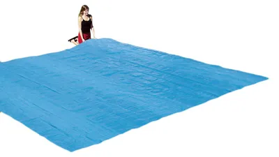 Produktbild von Summer Waves Bodenplane 391x391 Bodenfolie Plane f Quick Up Pool Swimmingpool