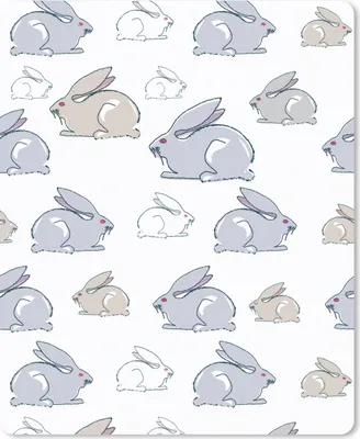 Produktbild von MuchoWow® Mauspad Mousepad Muster - Kaninchen - Ohr - Jungen - Mädchen - Kinder - Kind 30x40 cm - Mousepads - Maus Mat - Pad - Mausunterlage - Mausmatten