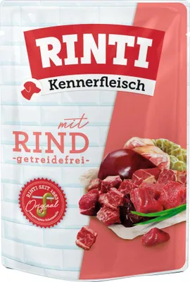 Produktbild von Rinti - Kennerfleisch Pouch 10x400g | Ente