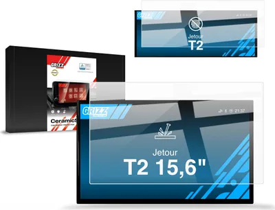 Obrázek produktu pro Keramická fólie na displej 2 v 1 pro Jetour T2 15,6" (2025–2026), Grizz Protector