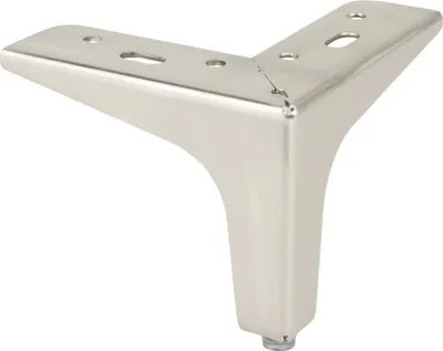 Produktbild von Möbelbein FS003 100 mm Edelstahloptik