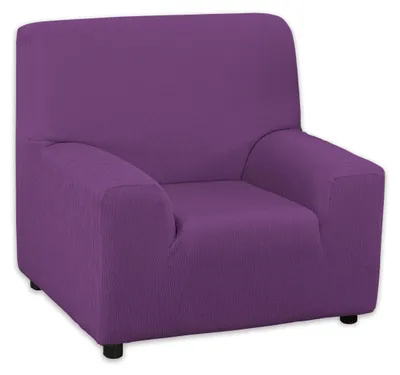 Zdjęcie produktu dla Martina Home Emilia, elastyczny pokrowiec na sofę jednoosobową, kolor Cardenal, szerokość od 70 do 110 cm