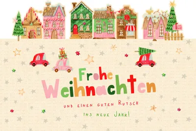Produktbild von Weihnachten Grußkarte - Glückwunschkarte mit Umschlag Laser Art