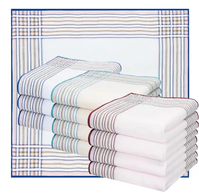 Produktbild von Betz 12 Stück Damen Stoff Taschentücher Paloma 4 Größe 28x28 cm 100% Baumwolle Farbe - 45679 Dessin 3