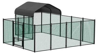 Zdjęcie produktu dla Klatka dla kurcząt - Klatka dla drobiu - Wybieg dla drobiu - Wybieg zewnętrzny - Wybieg dla zwierząt - Wymiary: ponad 393 x 312 x 156 cm