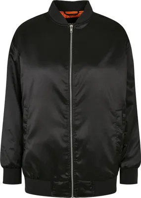 Produktbild von Urban Classics Ladies - SATIN BOMBER Oversized Jacke - XS