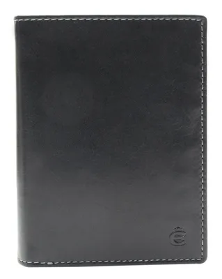MATADOR kelner portemonnee van leer #VICIO inkl. XXL kelnertas met riemlus, luxe kelnerportemonnee van leer met edelen geschenkbox en RFID-bescherming inkl. robuuste metalen ketting, Zwart nappa
