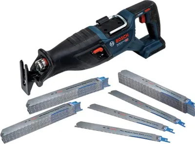 Obrázek produktu pro Akumulátorová pila Bosch GSA 18V-28 + pilový list 75 PRO S1137BEF - BOSCH - bez akumulátoru a nabíječky