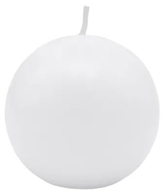 Produktbild von Kugelkerzen Weiß Ø 60 mm, 16 Stück