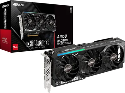 A graphics card and its packaging are displayed together.
