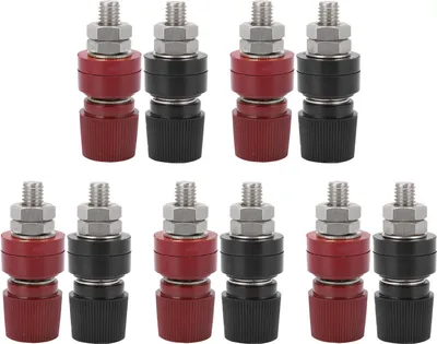 Obrázek produktu pro 5Set M8 Binding Post Engineering Plastic Nickel Plated Brass Inverter Terminal pro svařovací stroje