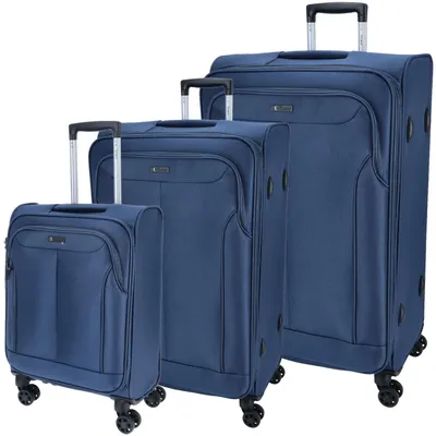 Produktbild von TheTrueC 4 Rollen Koffer 3er Set S/M/L Kopenhagen navy : navy Farbe vom Hersteller: navy