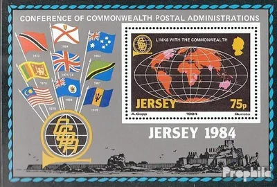 Produktbild von Briefmarken GB - Jersey 1984 Mi Block3 (kompl.Ausg.) postfrisch CCPA