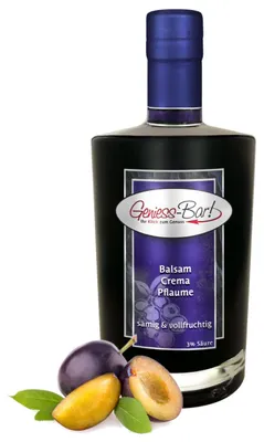 Zdjęcie produktu dla Krem balsamiczny śliwkowy 0,35L, 3% kwasowości, z oryginalną Crema di Aceto Balsamico di Modena IGP