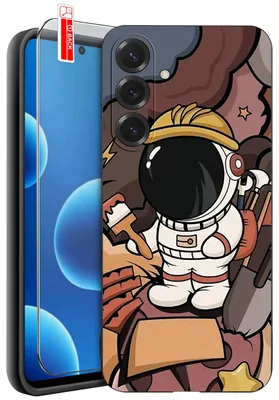 Productafbeelding van Beschermhoezen voor de Samsung A27 5G – Designs | Mat siliconen hoesje + 9H-glas