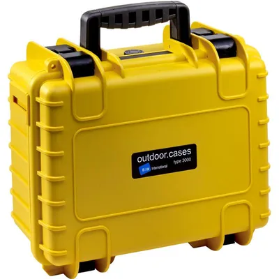 Obrázok produktu pre B&W Cases Type 3000, Aktovka / klasické puzdro, Pena, 1,7 kg, Žltá