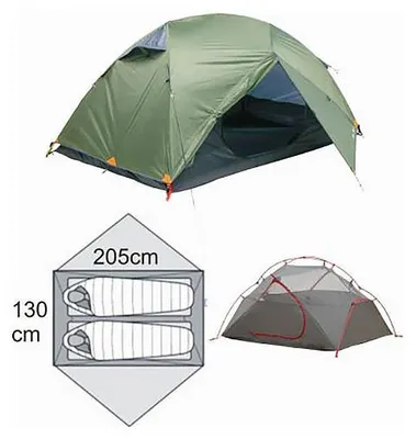 Produktbild von High Colorado TREK LIGHT 2 Zelt,dunkelgrün dunkelgrün ONESIZE
