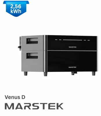 Produktbild von MARSTEK Venus D Speicher 2,56kWh mit Erweiterungsakku, modularer Balkonkraftwerk, 2500W bidirektionaler Wechselrichter, 4 MPPT, Notstrom, IP65