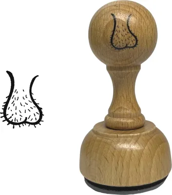 Produktbild von Hodensack Eier Holzstempel