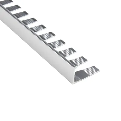 Produktbild von Alu L-Profil biegbar Fliesenschiene Schiene silber poliert L270cm 8mm