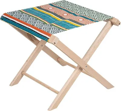 Produktbild von Klapphocker Eichenholz Scandi Mix 43x43x42cm. - Delumi