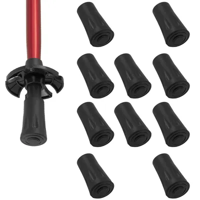 Produktbild von MidGard Nordic Walking Ersatzpads - Gummipuffer für Wander- und Trekkingtouren 10 Stück