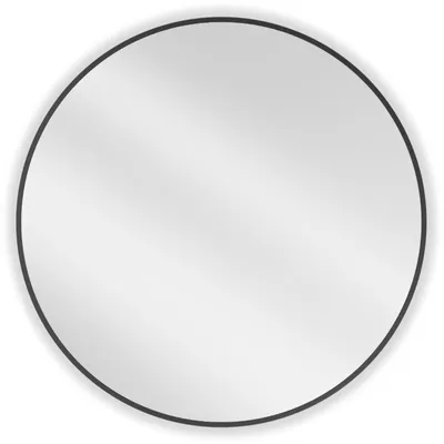 Zdjęcie produktu dla Mexen Loft lustro łazienkowe okragłe 80 cm, rama czarna - 9850-080-080-000-70