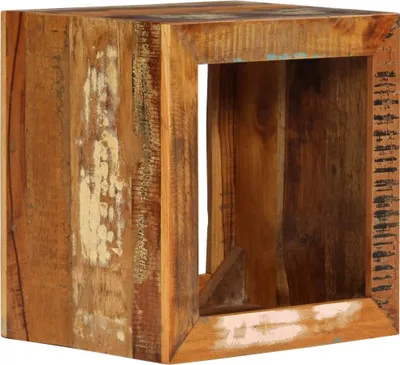 Image de Tabouret 40x30x40 cm Bois de récupération solide