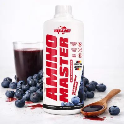 Produktbild von BWG Amino Liquid Master BCAA + Arginin Konzentrat Blackberry