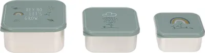 Produktbild von Snackbox 3-teiliges Set Edelstahl 3 Stück Garden Explorer