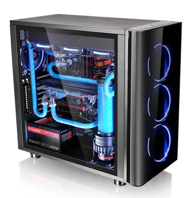 Obrázok produktu pre Thermaltake View 31 TG, Midi Tower, PC, Čierna, ATX, micro ATX, Mini-ITX, SPCC, Temperované sklo, Hranie