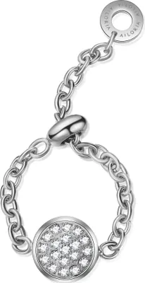 Produktbild von Ring ANASTASIA mit Kugelverschluss, an jede Fingergröße anpassbar, gold silber roségold