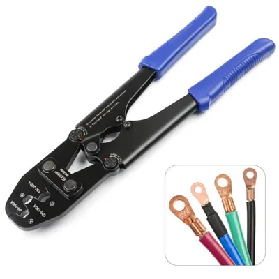 Immagine prodotto di Pinza crimpatrice IWS-8200A per connettori a crimpare, connettori per cavi di batteria, da 16 a 27 mm²