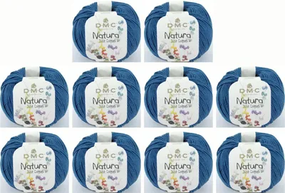Obrázek produktu pro 10x DMC Natura Just Bavlna – jemná, matná příze ze 100% česané bavlny, 302 (barva N27)