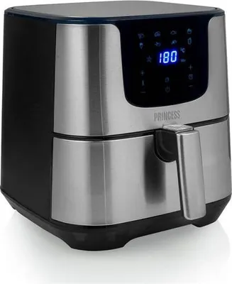 Produktbild von Princess 183312, Heißluftfritteuse, 5,5 l, 200 °C, 7 Person(en), Einzelbild, Silber
