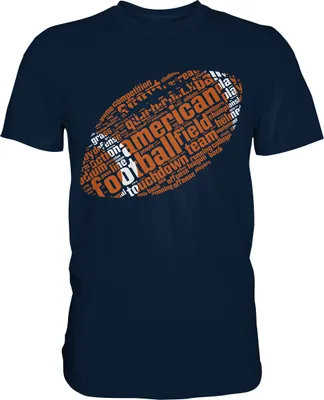 Produktbild von American Football T-Shirt – Navy / XL