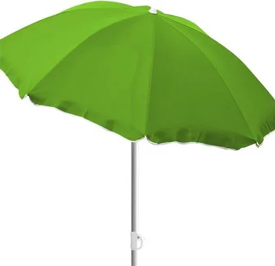 Produktbild von Runder Sonnenschirm mit Schwenkmechanismus und UV-Schutz, Durchmesser 1,80 m – ideal für Balkon, Garten und Strand