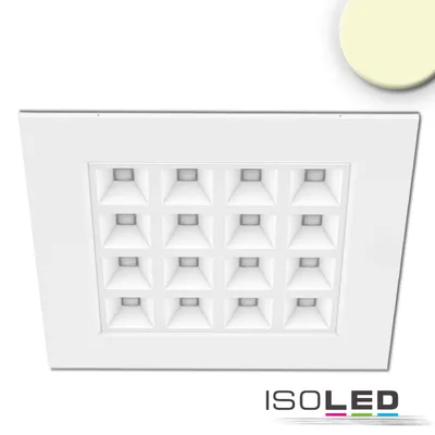 Produktbild von ISOLED LED Panel UGR16 Line 625, 36W, Rahmen weiß, warmweiß, dimmbar
