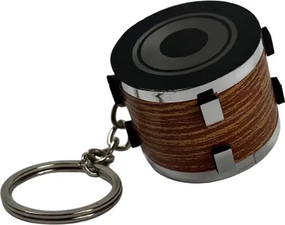 Produktbild von Snare Drum Schlüsselanhänger in Holzoptik