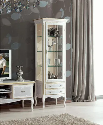 Produktbild von Sammler Schrank Vitrine Schränke Vitrine Luxus Vitrinen Möbel Glasschrank Glas