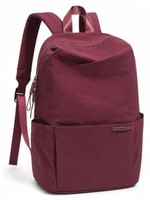 Immagine prodotto di Zaino per studenti adolescenti, zaino da uomo/donna, grande, impermeabile, rosso, 25x37x13 cm