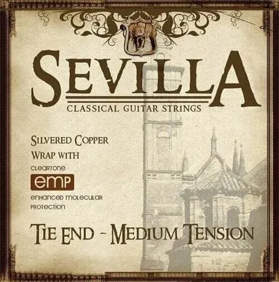 Obrázok produktu pre Sevilla Medium Tension Tie End Nylonové struny pre klasickú gitaru