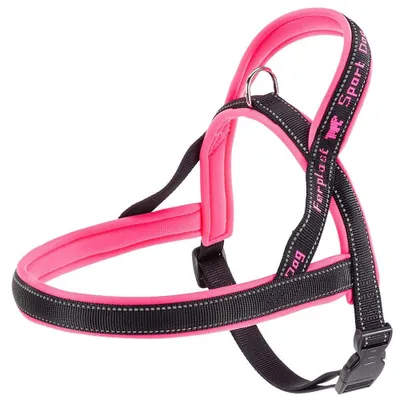Zdjęcie produktu dla szelki dla psa sport 65 x 98 cm nylon różowy/czarny rozmiar L