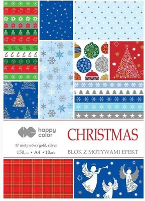 Produktbild von Happy Color A4 15 Blatt Weihnachtsblock Nr. 7061