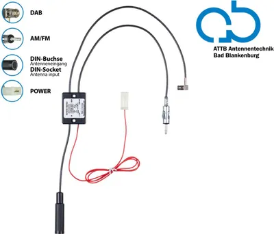 Obrázok produktu pre ATTB 4724.02 Anténny rozdeľovač AM/FM DAB+