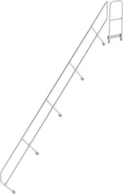 Produktbild von MUNK Handlauf für Treppe 45° mit Plattform, 18 Stufen