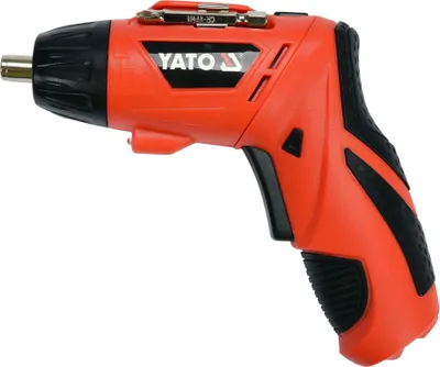 Produktbild von Yato YT-82760, Elektrischer Schraubendreher, Pistolengriff, 1/4", Schwarz, Orange, IPX0, 230 RPM
