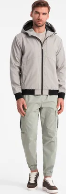 Produktbild von Ombre Clothing Übergangsjacke für Männer Jagne grau S