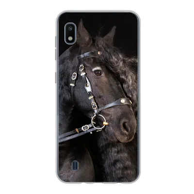 Produktbild von MuchoWow® Handyhülle Schutzhülle Hülle für Samsung Galaxy A10 Pferd - Halfter - Mähne Silikon Softcase Handy Hülle - Schutzhülle